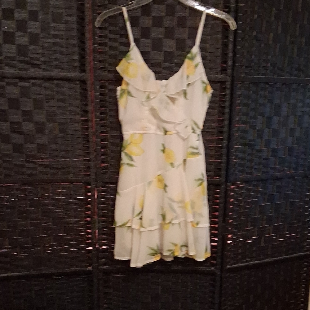 Japna White Cream Sundress Mini